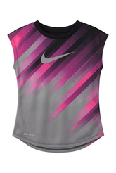 Nike Girls T-Shirt Speedline Black/Pink