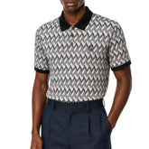 Brentwood Golfer Mercerized Cotton Saul Black/White