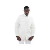 Dickies Men's Long Sleeve Work Shirt – Cream Off-White