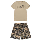 Nike Kids Shorts Set Graffiti Woodmark Hemp Khaki