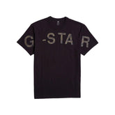 G Star T-Shirt Embro Print Dark Black