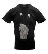 Vialli Crew T-Shirt Lavaza Black