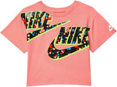 Nike Girls T-Shirt Futura Bokeh Swoosh Pink