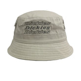 Dickies Stacked Logo Bucket Hat – Stone Beige