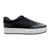 Polo Womens Panelled Jacquard Sneaker - Black