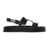 Polo Ladies Sandals Moulded Trim Black