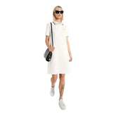 Polo Dress Ladies Macey Golfer Tipped Off White