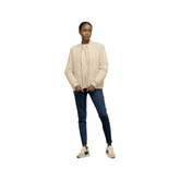 Polo Jackets Womens Hannah Quilted Puffer Ecru