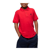 Polo Boys Austin Red Short Sleeve Golfer – Classic Cotton Polo