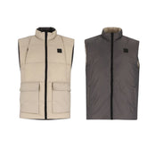 Polo Jacket Reversible Sleeveless Puffer Taupe/Olive