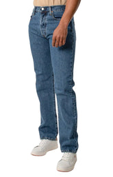 Levis Jeans 501 Straight Leg Medium Stonewash