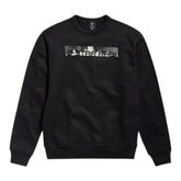 G Star Sweater Flight Deck Back Graphic Black