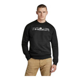 G Star Sweater Flight Deck Back Graphic Black