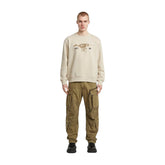 G Star Running Dog Sweater - Whitebait Cream