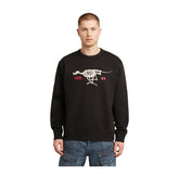 G Star Sweater Running Dog Back Black