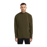G Star Structure Half Zip Knit - Green