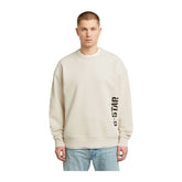G Star Sprayed 89 Graphic Loose Sweater - Whitebait
