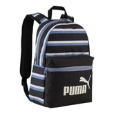 Puma Phase Bag - Black | Small Stripes AOP Backpack