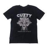 Cutty Katt Crew T-Shirt - Black