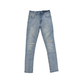 Pure Premium Ripped Jeans Washed Blue