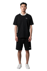 Puma Shorts Set Ess Elevated Relaxed Material Black