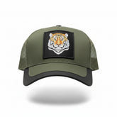 Cutty Tiger Crest Trucker Cap Olive