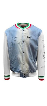 Vialli Baseball Jacket Doncic Denim