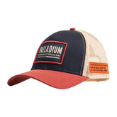 Palladium Trucker Cap | Navy/Orange