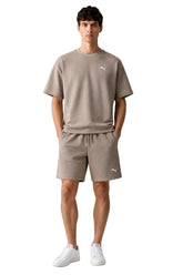Puma Shorts Set Ess Elevated Relaxed Material Mouse Grey
