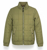 Cutty Padded Micro-Grid Jacket – Lime Sage