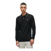 Polo Long Sleeve Pique Golfer - Black