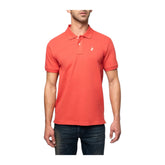 Polo Mens Essential Pique Ss Golfer - Dark Pink