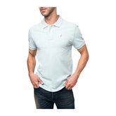 Polo Mens Essential Pique Ss Golfer - Light Blue