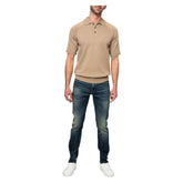 Polo Golfer Knitted Camel