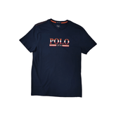 Polo Crew Logo Printed T-Shirt - Navy