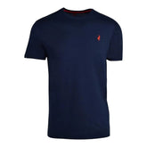 Polo Crew T-Shirt Plain - Navy