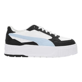 Puma Karmen ll Idol Womens Platform Low Top Sneaker - White & Haute Tropic