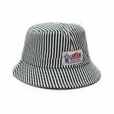 Samson Bucket Hat Stripe Navy/White