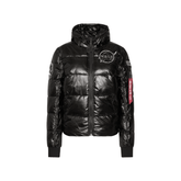 Alpha MA-1 Hooded Puffer Black