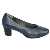Hush Puppies Jasmine Block Heel Pump – Navy