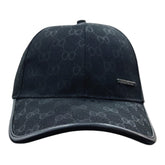 Jonathan D Monogram Baseball Cap – Eclipse Black