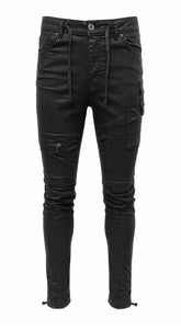 Vialli Jeans Cargo Ranger Ultra Oil Black