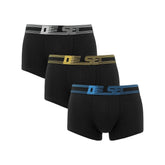 Diesel Underwear Umbx Damien 3-Pack Boxer Briefs Black