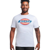 Dickies Men’s Horseshoe Logo T-Shirt – White | Short Sleeve Workwear Tee