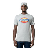 Dickies Horseshoe Logo T Shirt - Grey Melange | Short Sleeve Workwear Tee