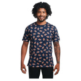 Dickies Men’s Horseshoe All Over Print Logo T-Shirt – Navy | Short Sleeve Workwear Tee