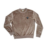 Jonathan D Sweat Top Velour Taupe