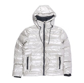 Cutty Heavyweight Padded Puffer Jacket – Metallic Silver