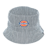Dickies Hickory Stripe Bucket Hat – Black/White