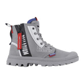 Palladium Pampa Hi Dare Zip – Titanium Grey | Zipper Style